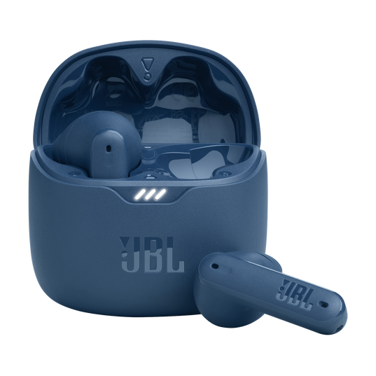 JBL Tune Flex - Blue - True wireless Noise Cancelling earbuds - Hero